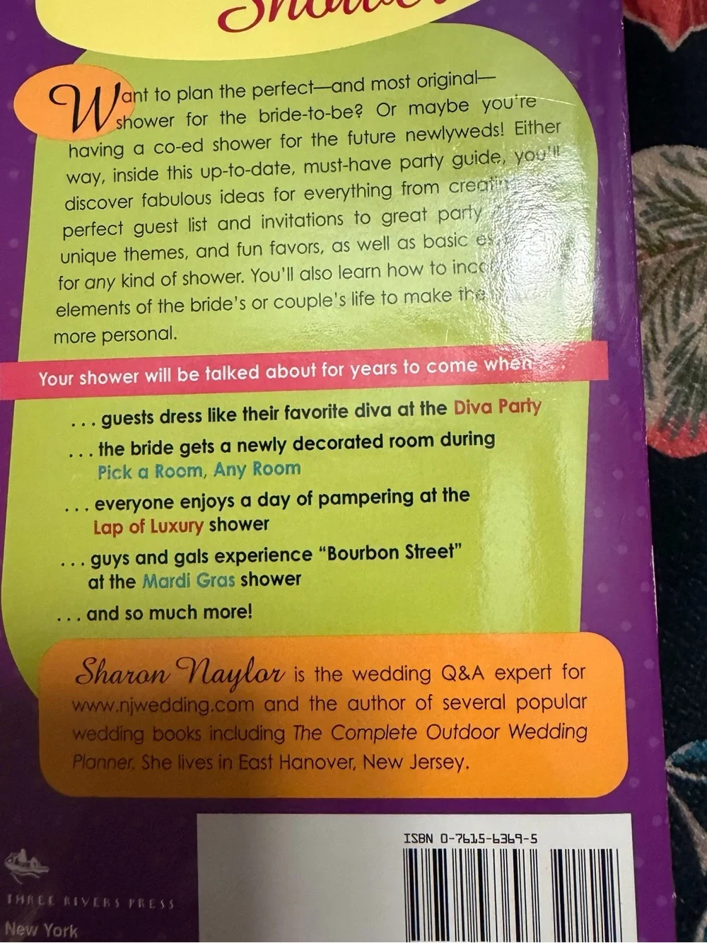 The Ultimate Bridal Shower Idea Book by Sharon Naylor